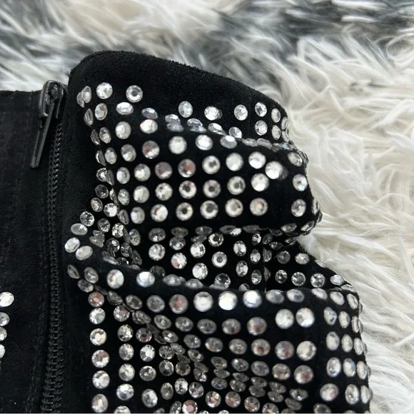 Jeffrey Campbell Rhinestone Slouch Boots - Picture 6 of 12